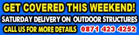 Saturday Delivery on Marquees and Gazebos