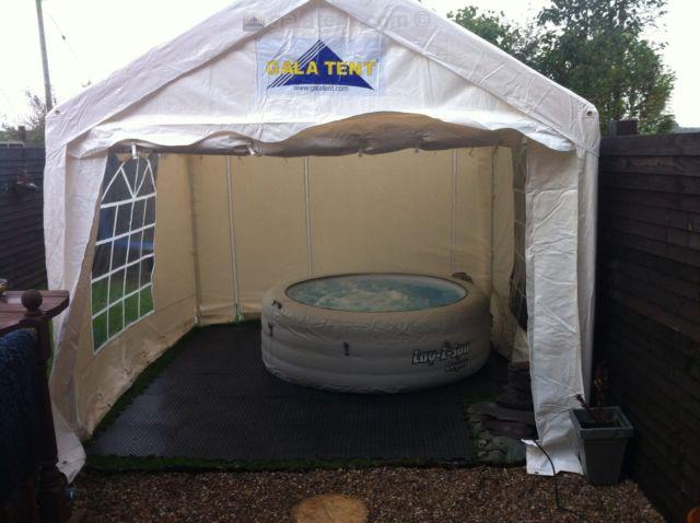 Inflatable Spa Canopy & Hot Tub Gazebo Canopy Pergola For Garden