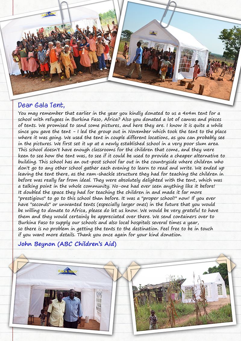 Gala Tent In Africa