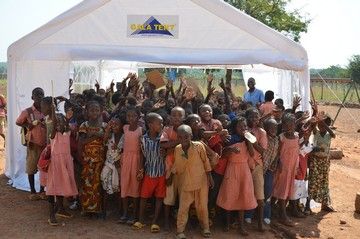 Gala Tent in Africa