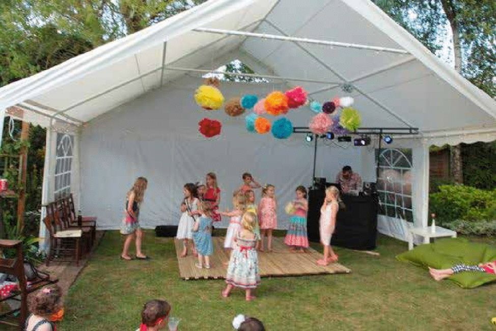 Garden tent for top kids