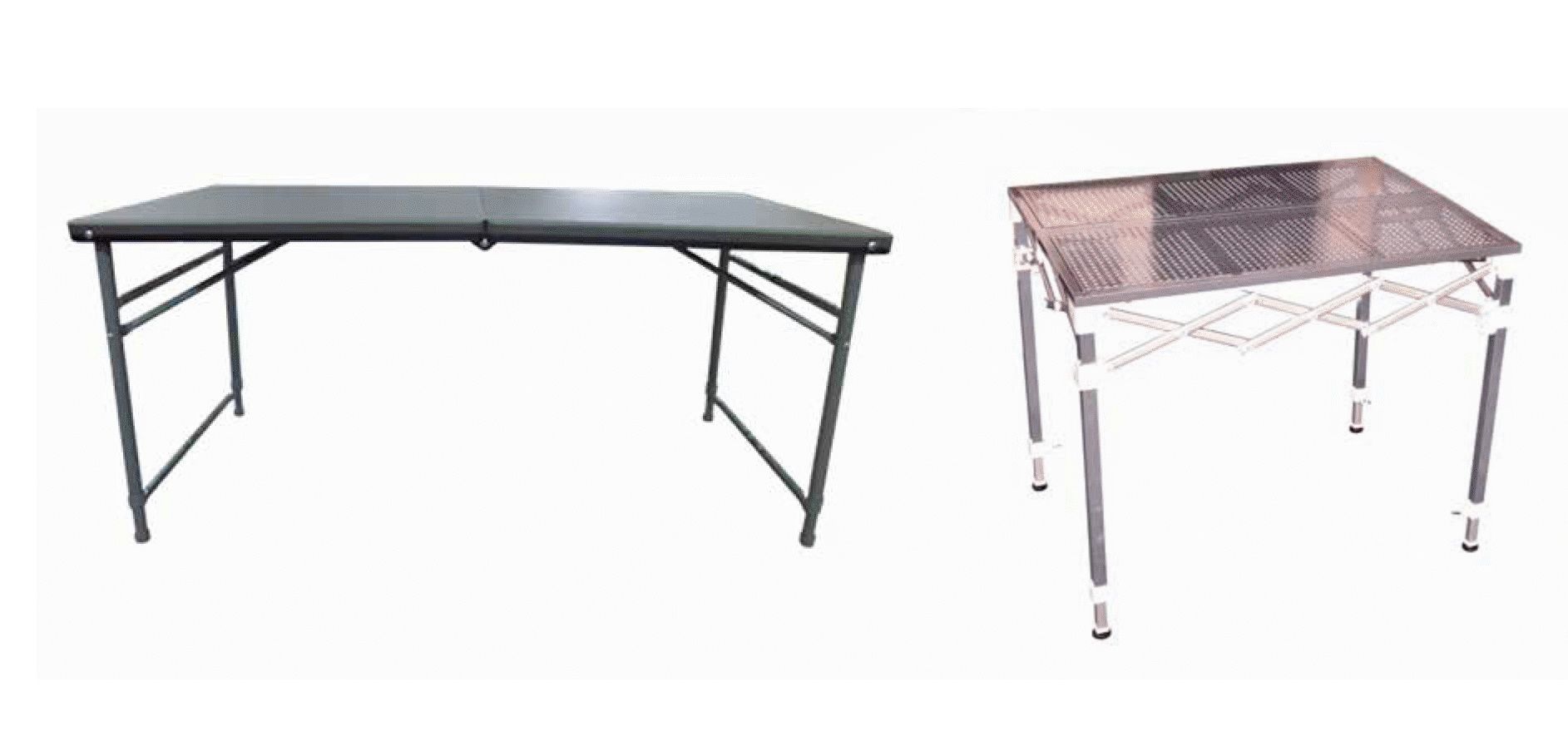 Foldable tressle tables