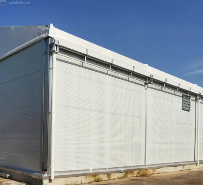 PVC Temporary Storage Shelter.