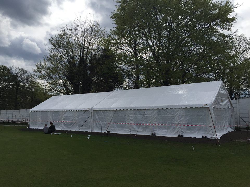 A large PVC marquee for hire