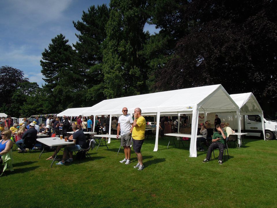 A Gala Tent Marquee at an outdoor festival