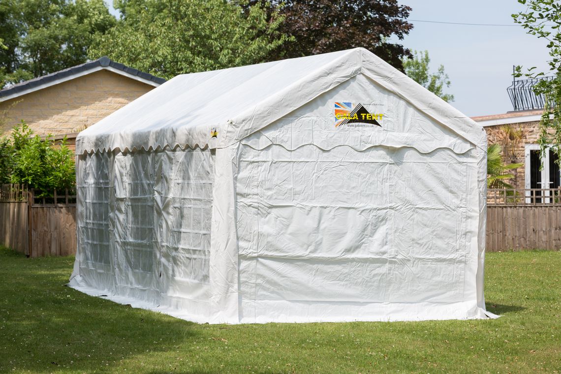 Gala Tent PVC Marquee in the garden