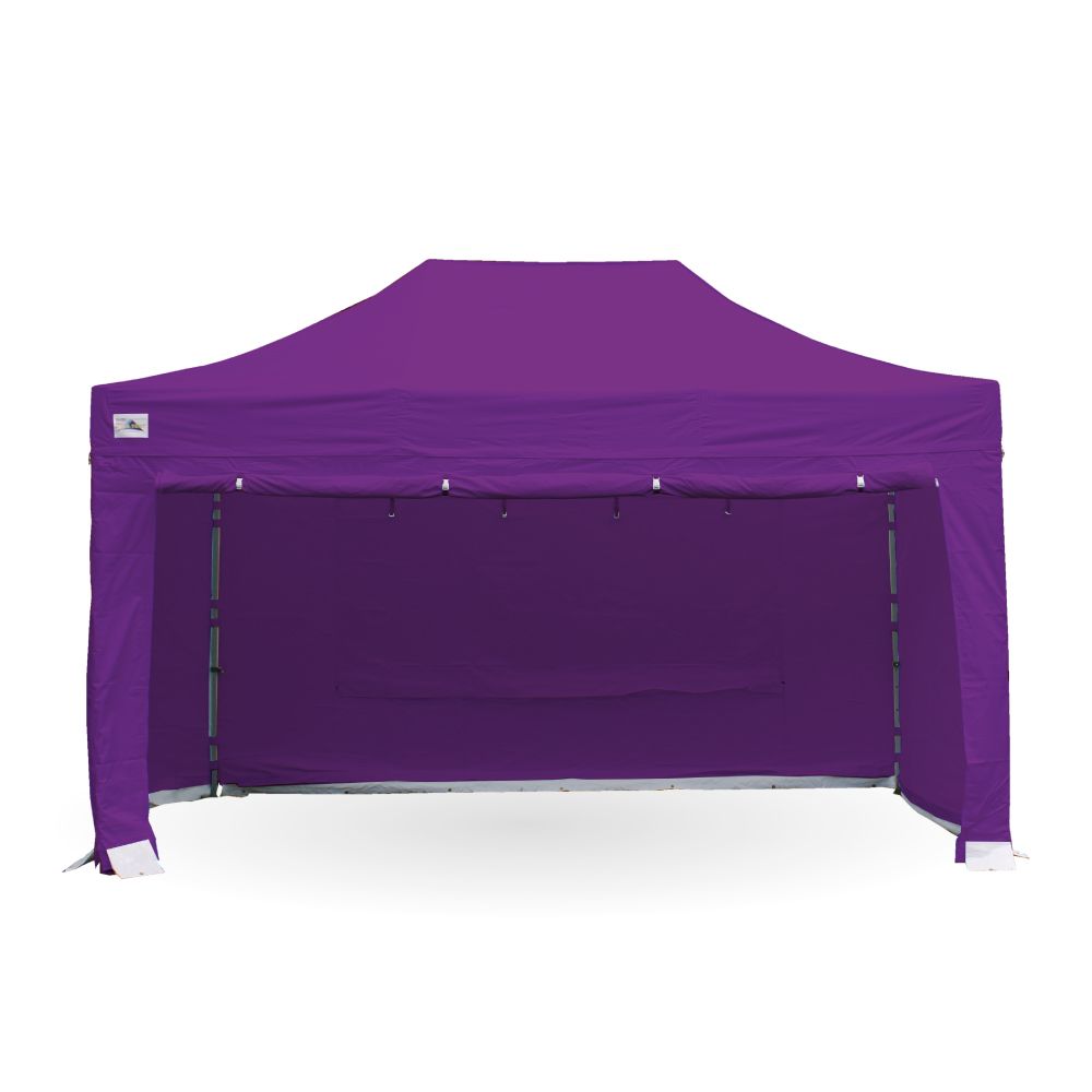 purple gazebo with sides