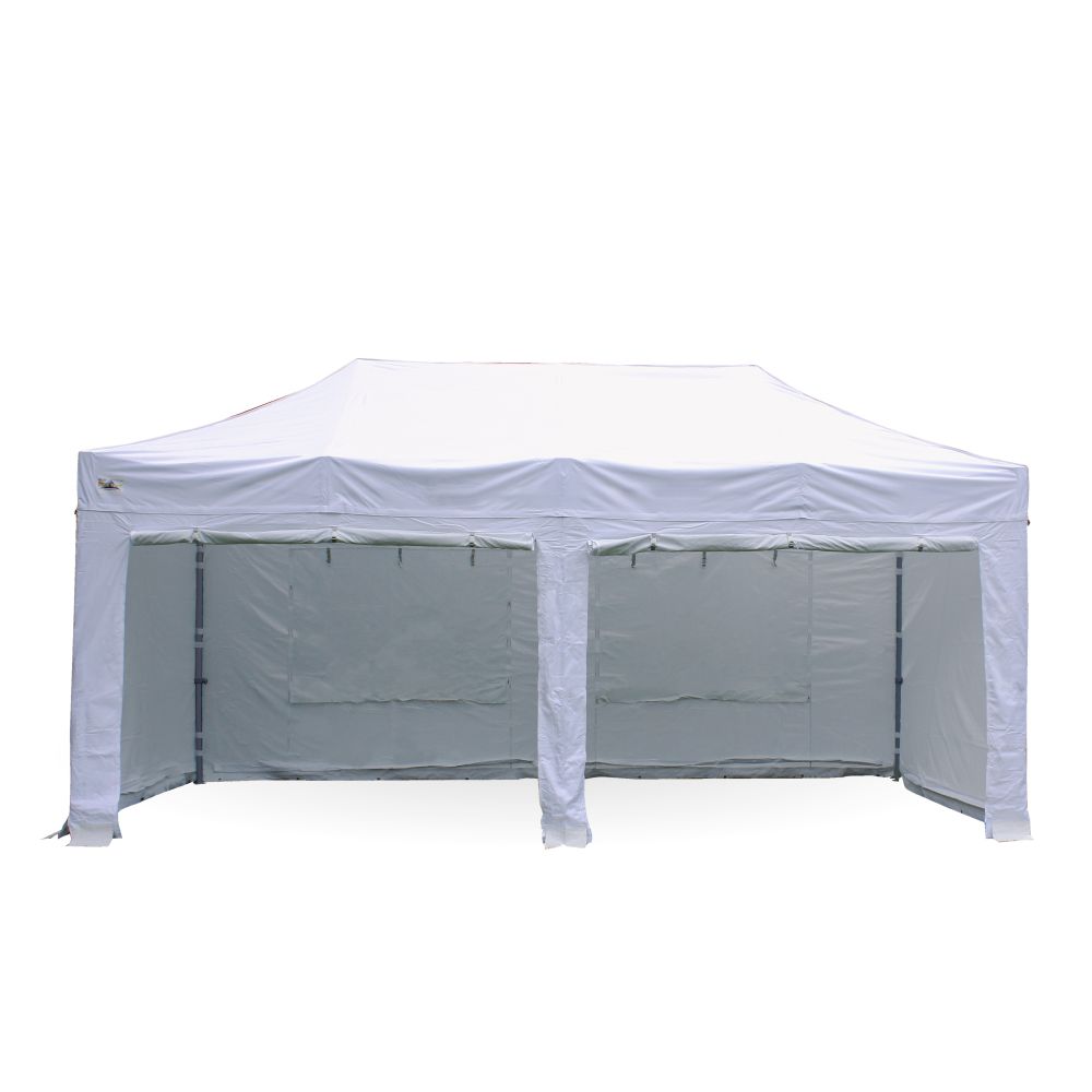 white gazebo with sides