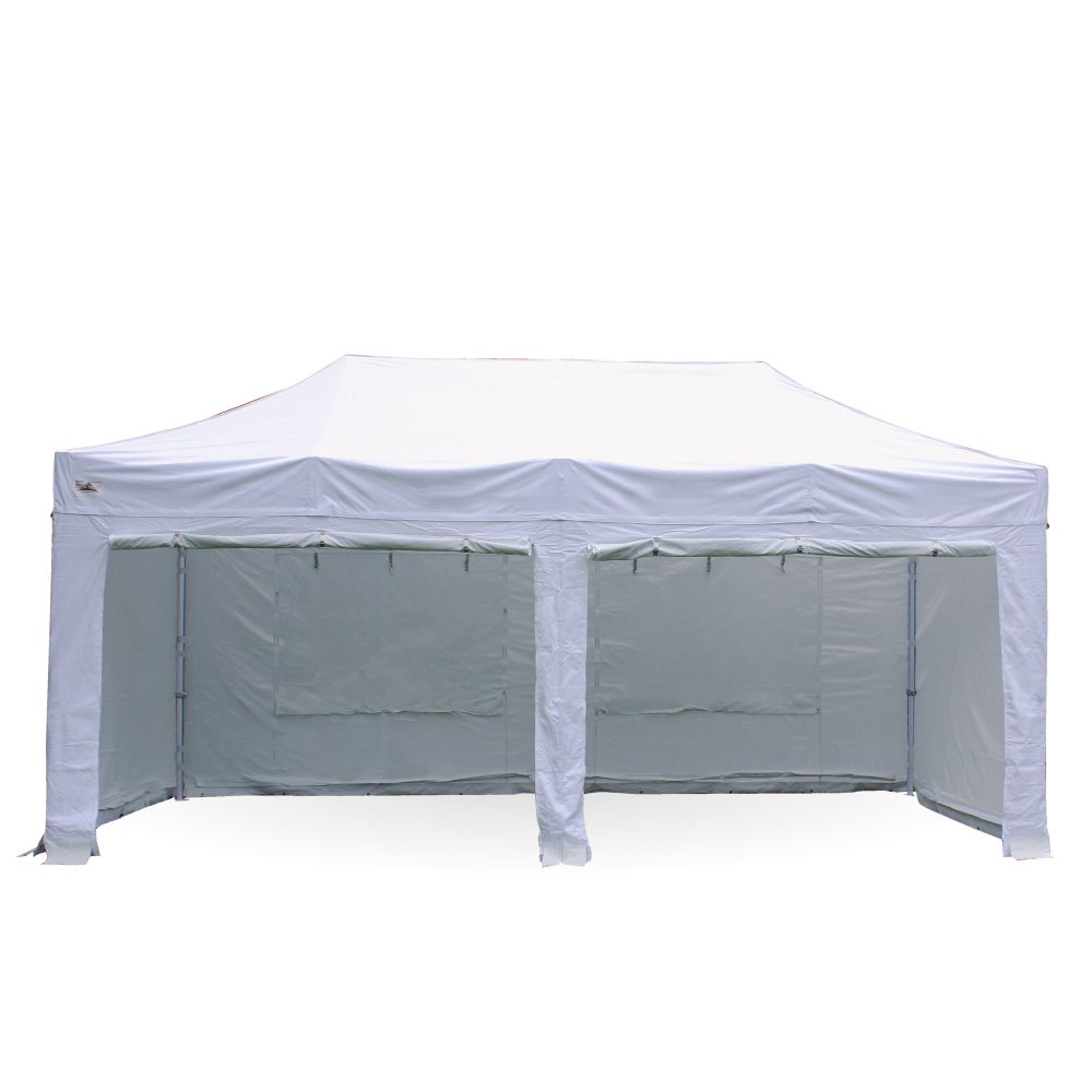 white gazebo with sides