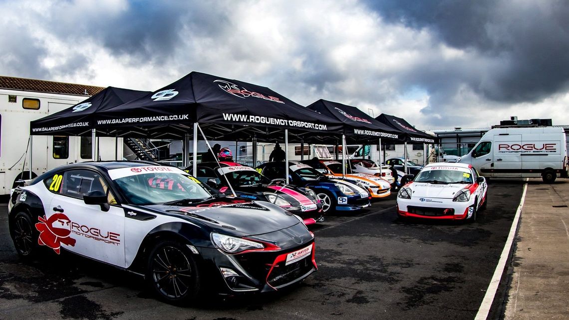 Motorsport Tent In Use