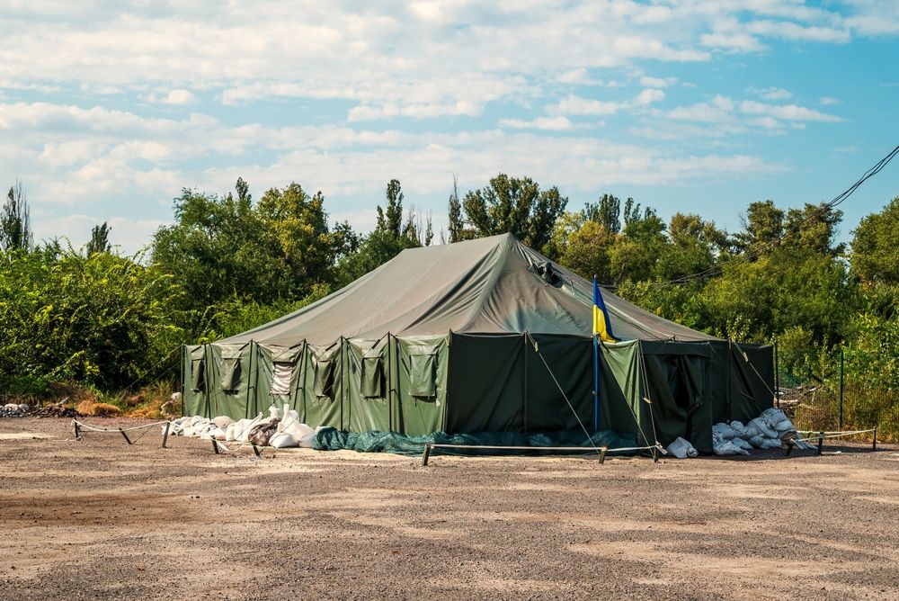 Marquee for military use